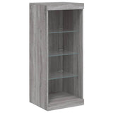 Sideboard with LED Lights Grey Sonoma 41x37x100 cm 836733