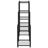 Flower Stand 83x25x80 cm Black Iron 343129