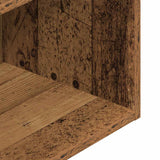 Bedside Cabinets with Drawer 2 pcs Old Wood 35x34x66.5 cm 858728