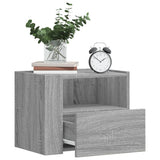 Wall-mounted Bedside Cabinets 2 pcs Grey Sonoma 45x30x35 cm 848322