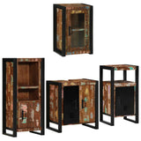 Bathroom Furniture Set 4 pcs Multicolour Solid Reclaimed Wood 3305683