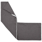 Cushion with Pillow HEERLEN 2 pcs Light Grey Fabric 926066