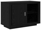 Sideboard Black Oak 80 x 40 x 75 cm Engineered Wood 880536