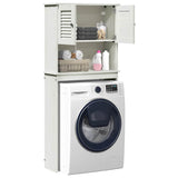 Washing Machine Cabinet with Door VIGO White 72.5 x 27 x 161 cm 4019130