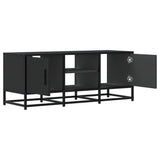 TV Cabinet Black 100x35x41 cm Engineered Wood and Metal 848834