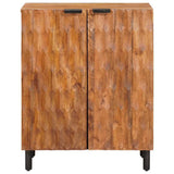 Sideboard Acacia Brown Finish 60 x 33 x 75 cm Solid Mango Wood 4017902