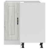 Kitchen Corner Base Cabinet Kalmar Grey Sonoma Engineered Wood 853513