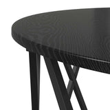 Coffee Table Black Oak 80 x 80 x 42 cm 868249