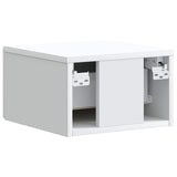 Wall-Mounted Bedside Cabinet 2 pcs White 34.5 x 33 x 20 cm 898936