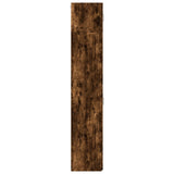 Slim Storage Cabinet Smoked Oak 45x42.5x225 cm Engineered Wood 3281291