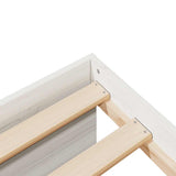 Day Bed without Mattress White 90x200 cm Solid Wood Pine 859242