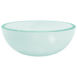 ZNTS Basin Tempered Glass 30x12 cm Frosted 345241