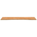 ZNTS Desk Top Light Brown 160x50x2.5 cm Solid Wood Oak Rectangular 4009021