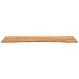 ZNTS Desk Top Light Brown 160x50x2.5 cm Solid Wood Oak Rectangular 4009021