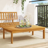 Garden Table 100x60x30 cm Solid Wood Acacia 365846