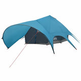Teepee Tent 9-Person with Roof Blue and Grey 502 x 502 x 297 cm 42004018
