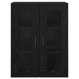 Wall Mounted Cabinets 2 pcs Black oak 69.5 x 34 x 90 cm 3394586