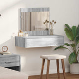 Dressing Table with Drawer Grey 83 x 40 x 70 cm Engineered Wood 865204