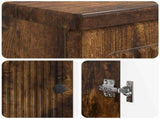 Bathroom Sink Cabinet EDE Smoked Oak 59.5 x 31.5x 59 cm 895910