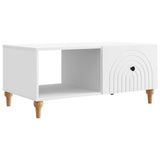 Coffee Table White 90 x 50 x 40 cm Engineered Wood 894265