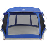 ZNTS Pool Tent with Removable Fly & Mesh Walls Azure Blue 670x590 cm 4100631