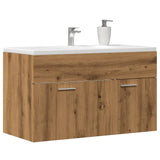 ZNTS Bathroom Sink Cabinet Artisan Oak 80x38.5x46 cm Engineered Wood 856212