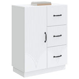 Sideboard with Drawer White 66 x 34.5 x 87 cm Engineered Wood 895315