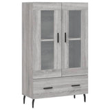 Highboard Grey Sonoma 69.5x31x115 cm Engineered Wood 828322