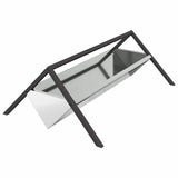 Livestock Feeding Trough Silver 111 x 76 x 38 cm 874662