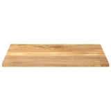 Table Top 110x80x2.5 cm Rectangular Solid Wood Mango 371483