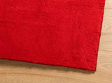 Rug HUARTE Short Pile Soft and Washable Red 140x200 cm 375172