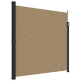 ZNTS Retractable Side Awning Taupe 200x500 cm 4004469