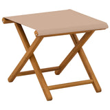 Deck Chair 4 pcs 3 Position Solid Eucalyptus Wood Taupe 3407804