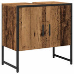 Bathroom Furniture Set with Storage 2 pcs Brown 60 x 33 x 60 cm 3334327