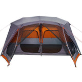 Family Tent 10-Person Grey and Orange Quick Release Waterproof 94291