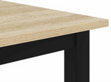 Coffee Table Sonoma 100 x 100 x 45 cm Engineered Wood 892585