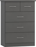 ZNTS Nevada 3+2 Drawer Chest 100-102-149