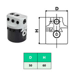 ZNTS 50 mm Boring Head with MT3 Boring Shank for Lathe Milling 146681