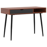 Computer Desk with Drawer Brown 110x50x75 cm Engineered Wood 358621