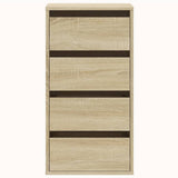 Corner Chest of Drawers Sonoma Oak 40x41x76 cm Engineered Wood 852863