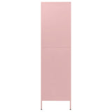 Wardrobe Pink 90x50x180 cm Steel 336247