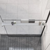 Shower Shelf for Walk-in Shower Wall Chrome 90 cm Aluminium 153621