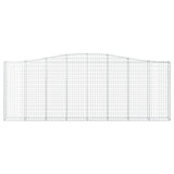 Arched Gabion Basket 400x30x140/160 cm Galvanised Iron 153407