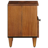 Bedside Cabinet Brown 40 x 33 x 46 cm Solid Mango Wood 4018230
