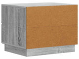 Bedside Cabinet Grey Sonoma 43 x 34.5 x 44.5 cm Engineered Wood 895227