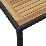 Outdoor Table Black and Brown 46450