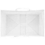 Paper Bags 250 pcs with Handles White 26x17x25 cm 4101619