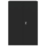 File Cabinet Black 90x40x140 cm Steel 339746