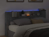 Headboard Concrete Grey Engineered Wood 3418679