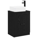 Bathroom Furniture Set Black Oak Engineered Wood 3404233